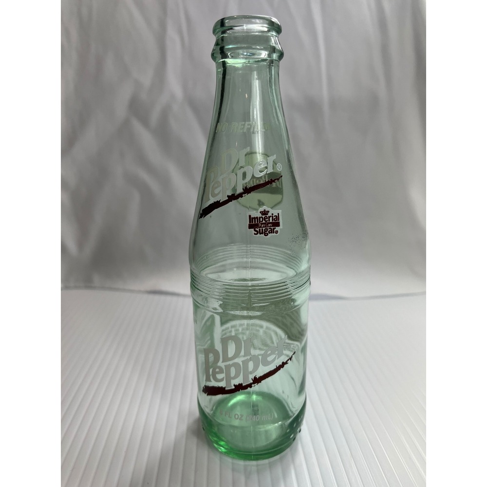 Dr Pepper Imperial Pure Cane Sugar 8oz Glass Bottle 10-2-4 Dublin Texas maroon‎
